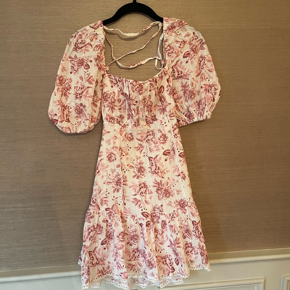 MinkPink love story mini dress NWT